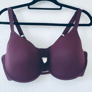 Warner's Cloud 9 Underwire Bra in Plum
